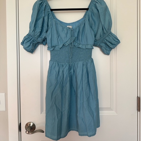 Nsr Sylvie Dress in Blue - Picture 3 of 4